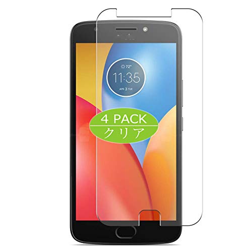 VacFun 4 Piezas Protector de Pantalla, compatible con Motorola Moto E4 Plus, Screen Protector Película Protectora (Not Cristal Templado) NuevaVersión