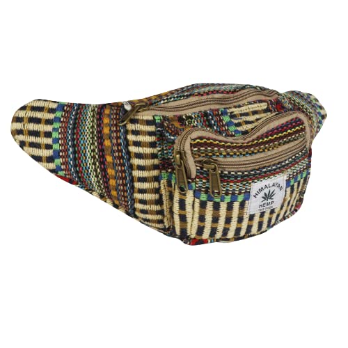 Hemp Fanny Pack for Both Men and Women Waist Belt Bag Handmade Pack from Pure Hemp (Multicolored-10)-image-23