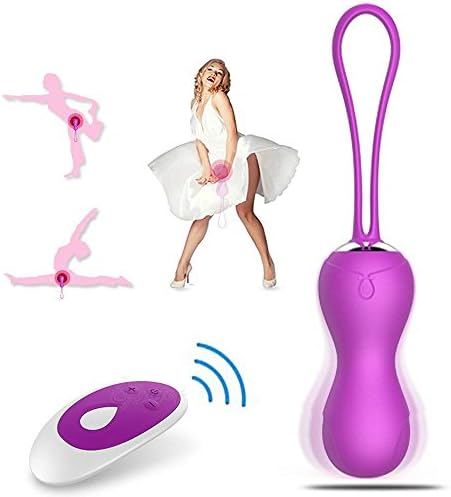 10 Speed Wireless Remote Víbrántịņg Ëgg for WomenVȁginàl Tight Exercise Kegel Ball Rechargeable Ben Wa Ball for Women
