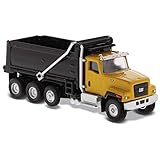 CAT Caterpillar CT681 Dump Truck Yellow and Black High Line Series 1/87 (HO) Scale Diecast Model by Diecast Masters 85514
