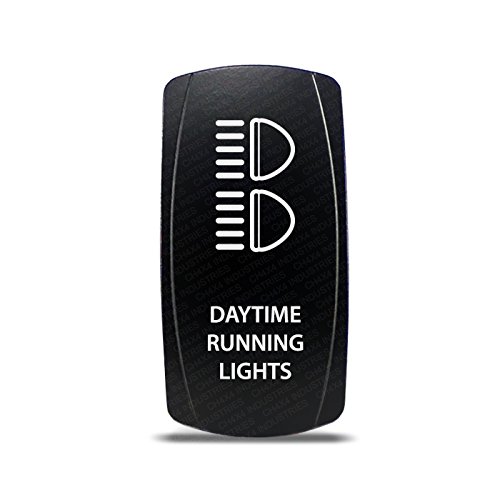CH4X4 Rocker Switch Daytime Running Lights Symbol - Red Led