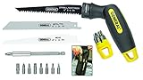 General Tools 14 piece 4-In-1 Multi-Purpose Screwdriver/Saw Set #86014, Compact and Portable For Camping, Car, Home
