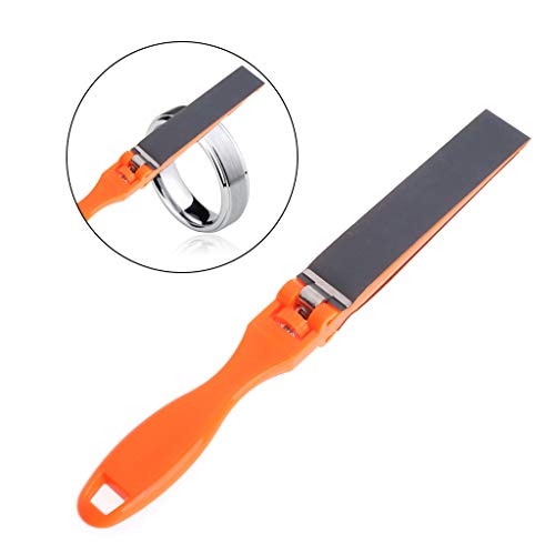 Bâton de papier abrasif plat pour bijoux, polissage de petits espaces, outil de ponçage pour meubles en bois, finition en métal, outils d'estampage – vue 6