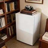 Single Door Refrigerator, Modern Mini Fridge for Dorms and Offices