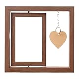 Construction en bois : fabriqué à partir de bois robuste, ce cadre garantit que vos moments précieux sont maintenus en toute sécurité et ajoute une touche intemporelle à votre décoration.