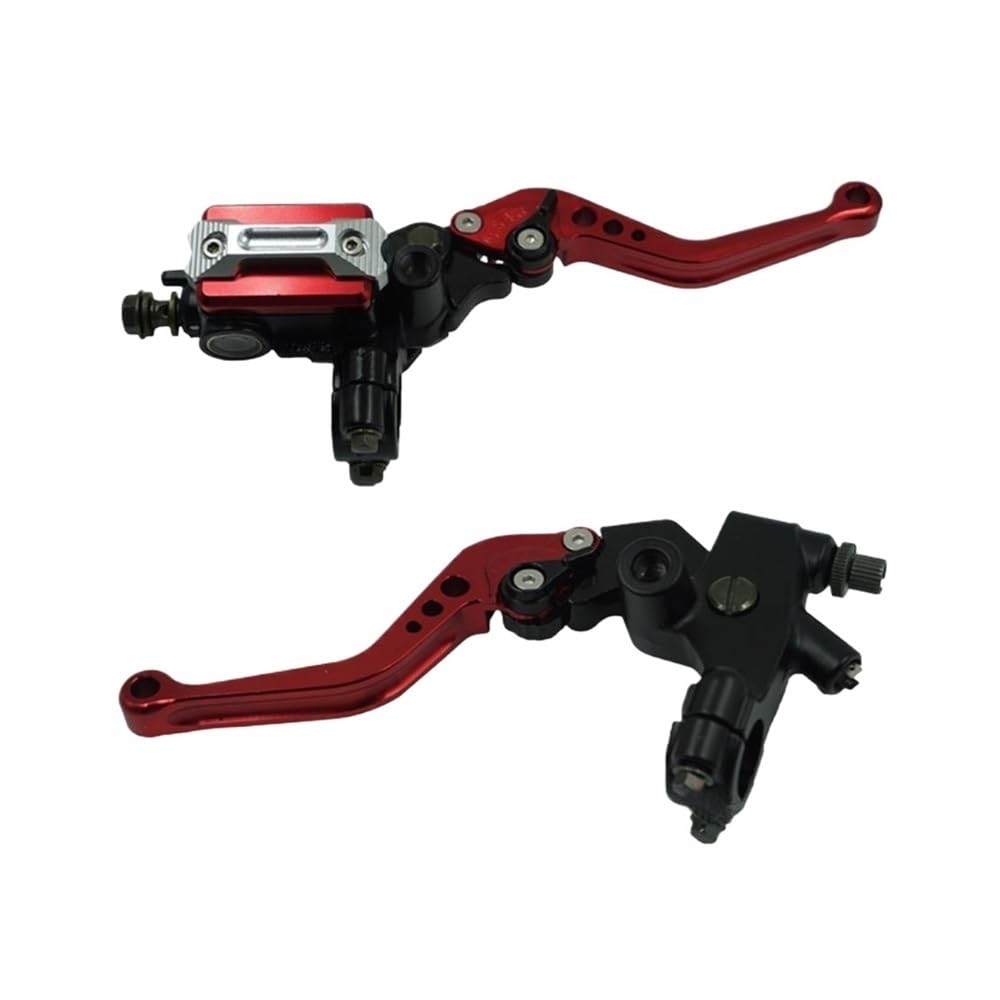 PLIQVBN Clutch Brake shafts 2Pcs CNC 22mm Hydraulic Disc Brake Upper Pump Motorcycle Aluminum Alloy Clutch Handbrake Lever