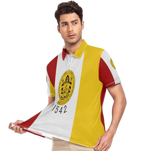 Polo de golf extensible homme pour les vacances à la plage