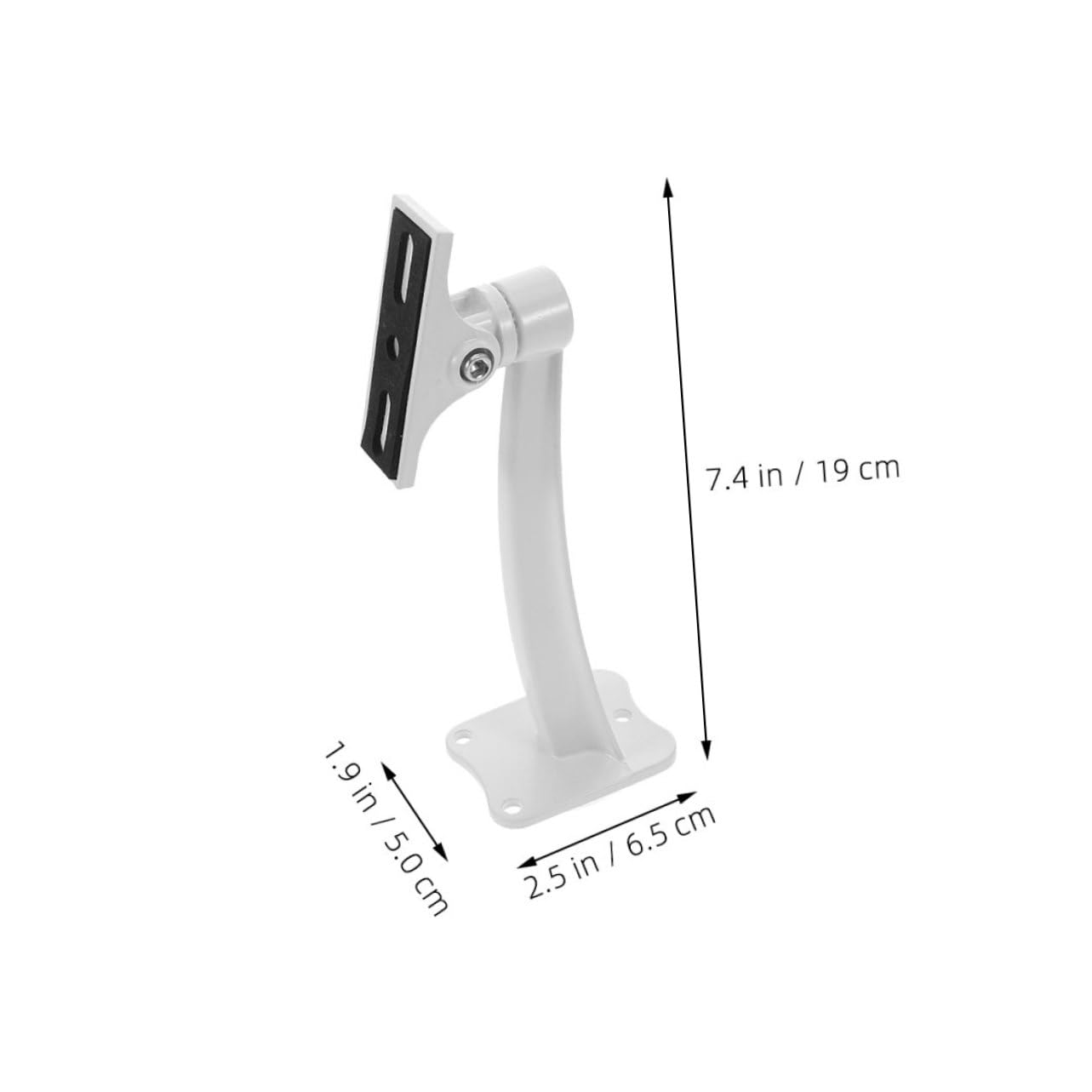 Yardenfun Security Camera Rack Aluminum Alloy Bracket Small Universal Wall Mount Arm for Cameras Reliable Duckbill Support