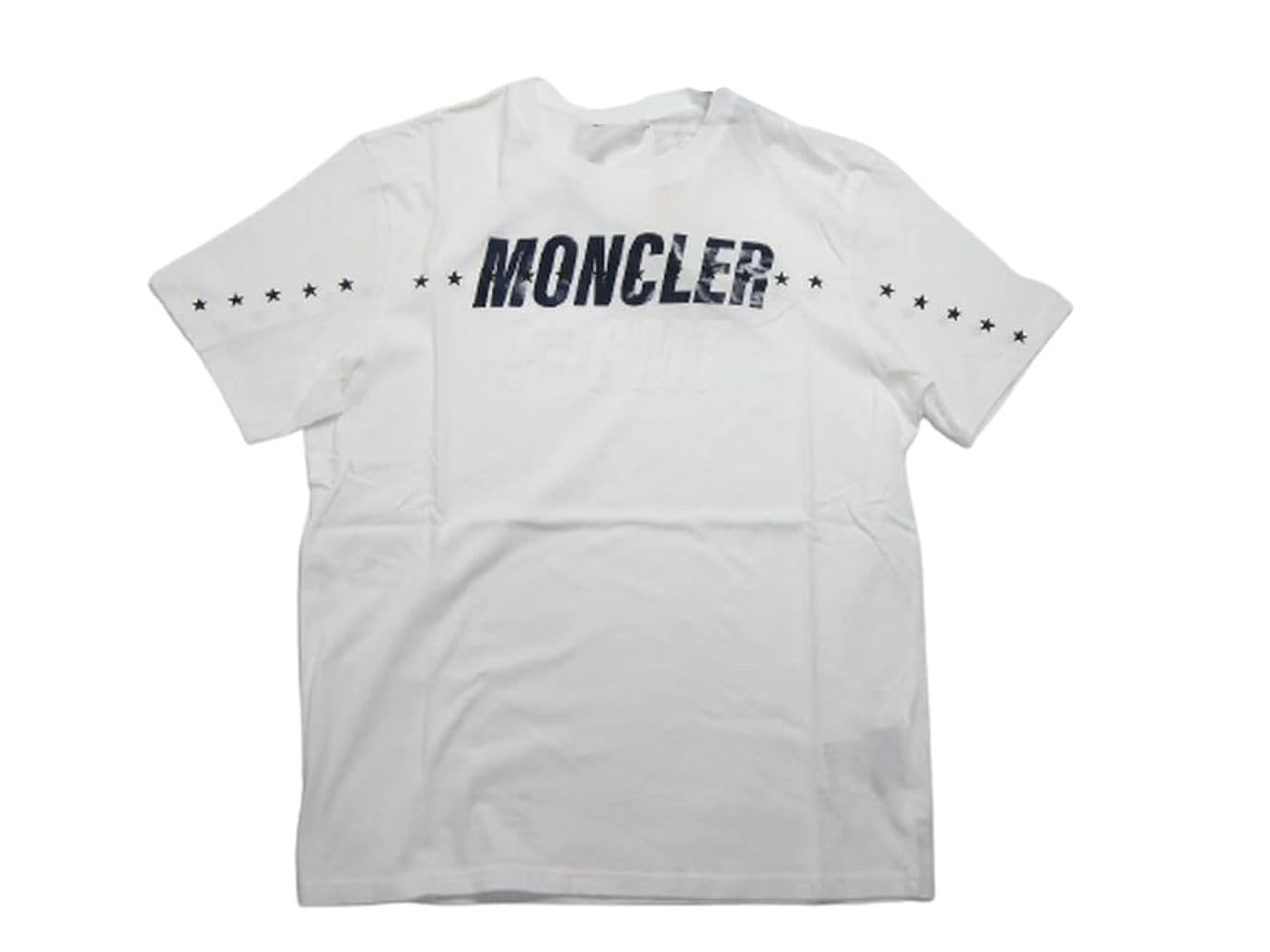 MONCLER FRAGMENT ホワイト Tシャツ Moncler Men's Genius x Fragment T-Shirt in White Moncler