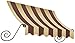 Awntech 4-Feet Charleston Window/Entry Awning, 44 by 24-Inch, Brown/Tan