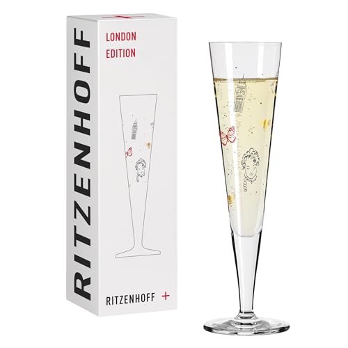 Flûte à Champagne Ritzenhoff Idée Cadeau Verre Édition Londres 200ml - 2