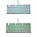 immagine 1TKL tastiera meccanica Outemu marrone interruttore RGB LED retroilluminato tastiera modulare layout US, bianco Z88