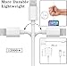 CREHAO iPhone Charger Extension Cable Compatible for iPhone/iPad,[MFi Certified] Lightning Extender Dock Male to Female Lightning Cord Extension Adapter Pass Video Data Audio 6.6FT