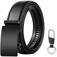 flintronic Cinturón Cuero Hombre, Cinturones Piel con Hebilla