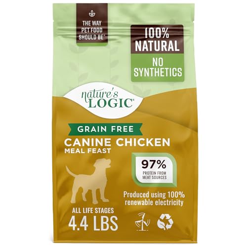 Image of NATURE'S LOGIC Grain-Free Dry Dog Food - Chicken Meal Feast, 4.4 lb