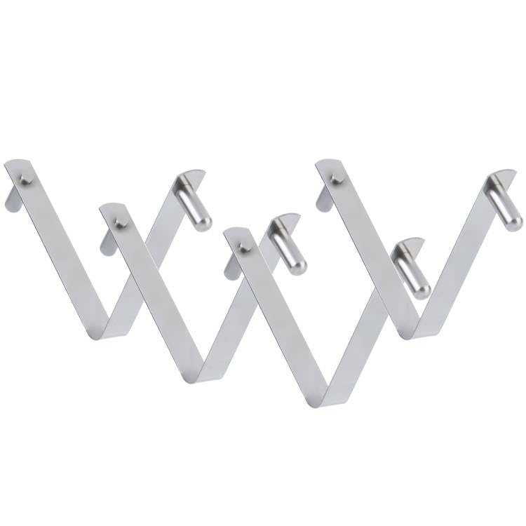 Mcduyant 4 Pcs Pool Brush Clip Pool Pole Clips Stainless Steel V-Clips for Brushes Skimmers Pool Net Swimming Pool Spa Brush (4pcs)