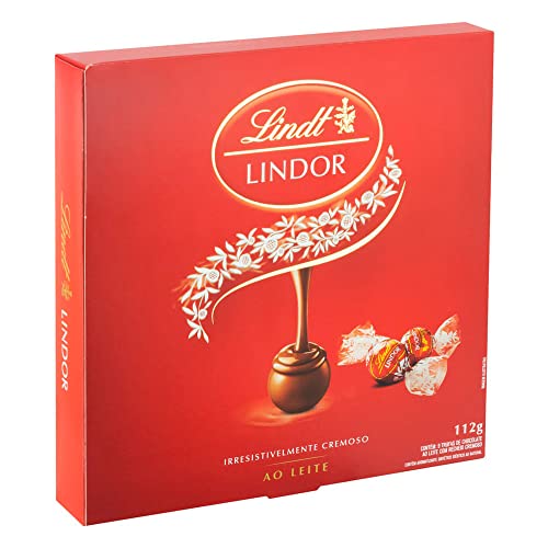 Chocolate Lindt Lindor Milk Balls Recheio Cremoso 112 gr