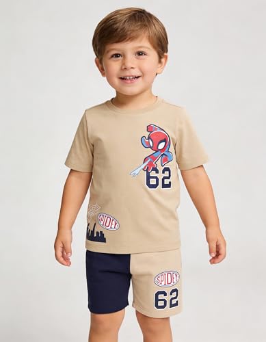 Image of Marvel Boys' T-shirt and Shorts Set