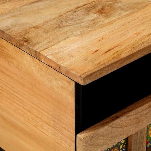 Table basse manguier massif rectangulaire 80 cm chic et durable - 8