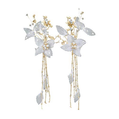 Minkissy Accesorios Para 2pcs Chinese Traditional Style Hair Clip Hanfu Classical Tassel Hairpin Hair Accessories Hanfu Hair Accessories