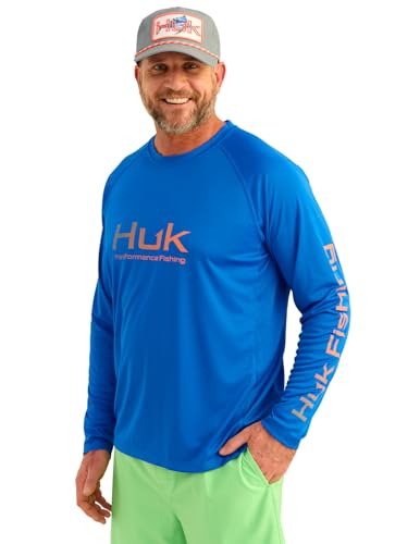 Image of HUK Men's Pursuit Vented Long Sleeve Fishing Shirt (+30 UPF)