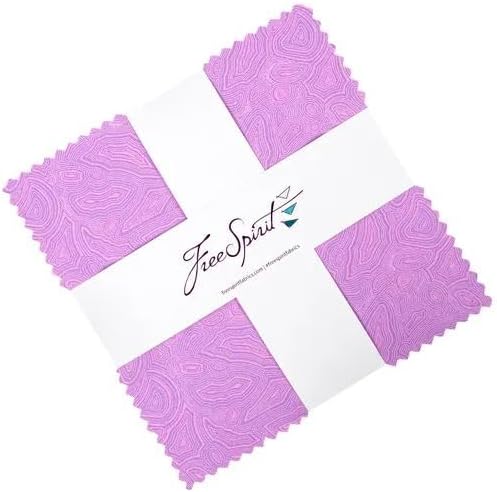 Layer Cake Squares - Tula Pink True Colors Mineral FreeSpirit 10" Charm Pack Fabric Bundle Quilter's Cotton Precuts (FB1210TP.Mineral) M531.45