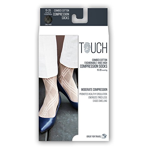 Image of 20-30 mmHg Cotton Socks for Women