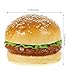 PRETYZOOM Realistic Model Burger Supplies Prop Bread Lifelike Party Kitchen Food Fake Display Easter Birthday Artificial Home Photography for Hamburgers Simulation Pu Decoration