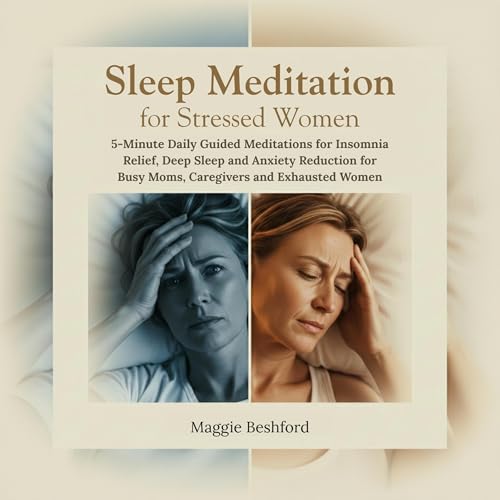 Page de couverture de Sleep Meditation for Stressed Women