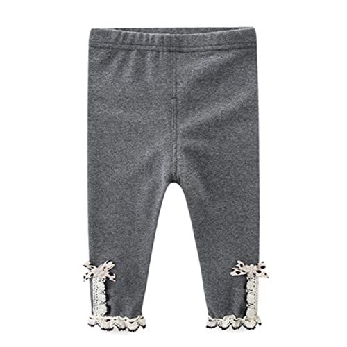ZJXC Newborn Baby Leggings Girls Tights Cotton Stockings Toddle Footless Stockings (Grey,3 Years,3 Years)