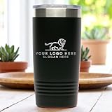 20oz Stainless Steel Tumbler - Upload Your Logo, Custom Engraved, Double Wall Vacuum Insulated Travel Mug, Ideal for Corporate Gifts, Events, and Sports Teams