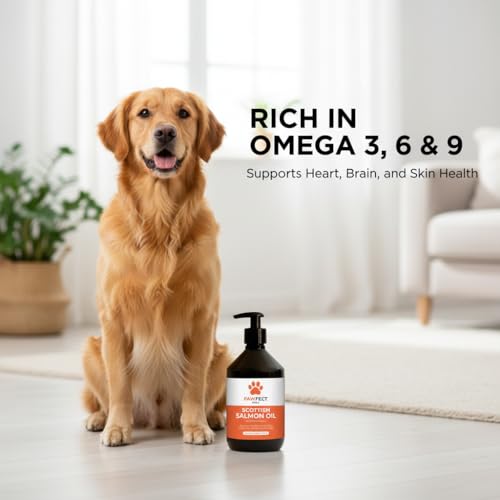 Scottish Salmon Oil for Dogs & Cats 500ml | Omega 3 6 & 9 Fish Oil For Dogs & Cats | Pets Food Treat Supplement for Skin & Coat Shine, Itch Relief, Joint & Brain Support | Pure Dog Salmon Oil for Pets - Image 3