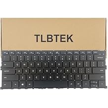 TLBTEK Backlight Keyboard Replacement Compatible with Dell XPS 13 9300 9310 Series Laptop P117G 0Y78C