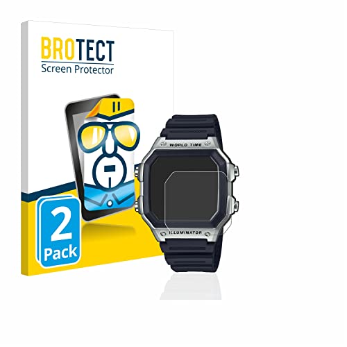 brotect Protection Ecran pour Casio AE-1200WH (2 Pièces) - Film Protection Ultra Clair