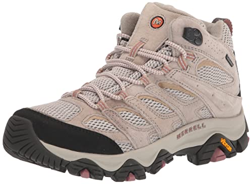 Merrell Women's Moab 3 Mid Waterproof Hiking Boot, ALUMINUM, 10 Medium