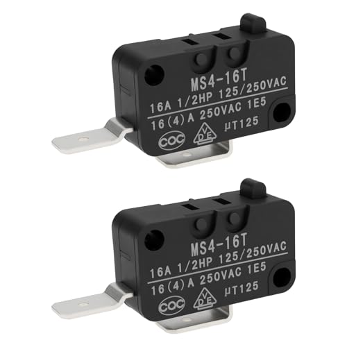 The Lord of the Tools 2 Stücke 250V 16A Micro Limit Schalter MS4-16T für Schweißen Fackeln Spiel Konsole Elektrische Bohrer