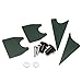 Heat Shields Reflective Saddle Shield Air Heat Deflector Kit For 1997-2007 Harley Touring Road King Street Electra Glide Smoke
