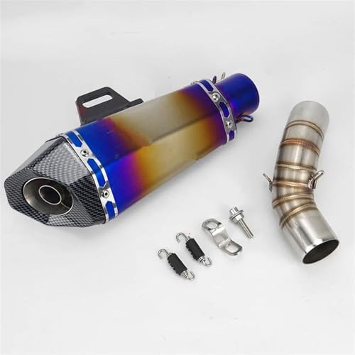 Tuyau d'échappement moto 51mm résistant aux fuites de gaz pour liaison Kawasaki Z900 2020 2021