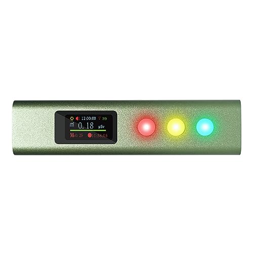 Gavigain Portable Geiger Counter Radiation Detector, Detects Beta Gamma X Rays, Rechargeable with Alarm, for Home Lab Industrial Use