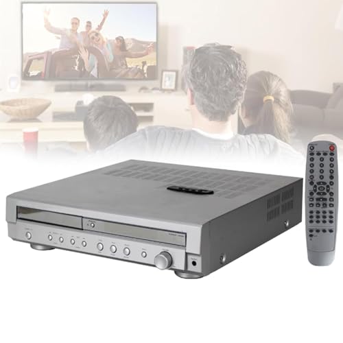 FDGH Système Home Cinéma 5.1 avec Son Surround, Lecteur DVD, Amplificateur Bluetooth sans Fil, Radio Double Bande, Sortie Coaxiale À Fibre Optique,...