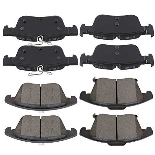 Ceramic brakes Pads,OCPTY Quick Stop Front Rear Brake Pad fit ...