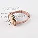 Wearlizer Slim Leather Compatible with Samsung Galaxy Watch 7/FE/6/5/5 Pro/Watch 4 40mm 44mm/Watch 4 Classic 42mm 46mm/Watch 3 41mm/Active 2 Band Women,20mm Watch Strap for Garmin Vivoactive 3-Pink