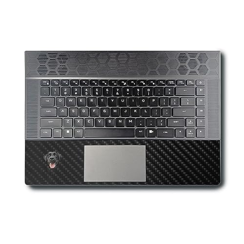 Image of MightySkins Carbon Fiber Skin Compatible with Alienware X16 R1 (2023) Full Wrap Kit - Black Lab | Protective, Durable Textured Carbon Fiber Finish | Easy to Apply & Change Styles | Made in The USA