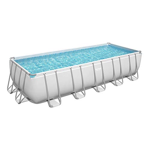 Bestway 5611YE 21 Foot x 9 Foot x 52 Inches Power Steel Frame Above Ground Swimming Pool Set with Filter Pump, Ladder, Cover, and Chemical Dispenser Bestway 5611YE 21 Foot x 9 Foot x 52 Inches Power Steel Frame Above Ground Swimming Pool Set with Filter Pump, Ladder, Cover, and Chemical Dispenser