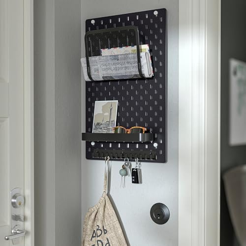IKEA SKÅDIS pegboard, 36x56 cm, Black