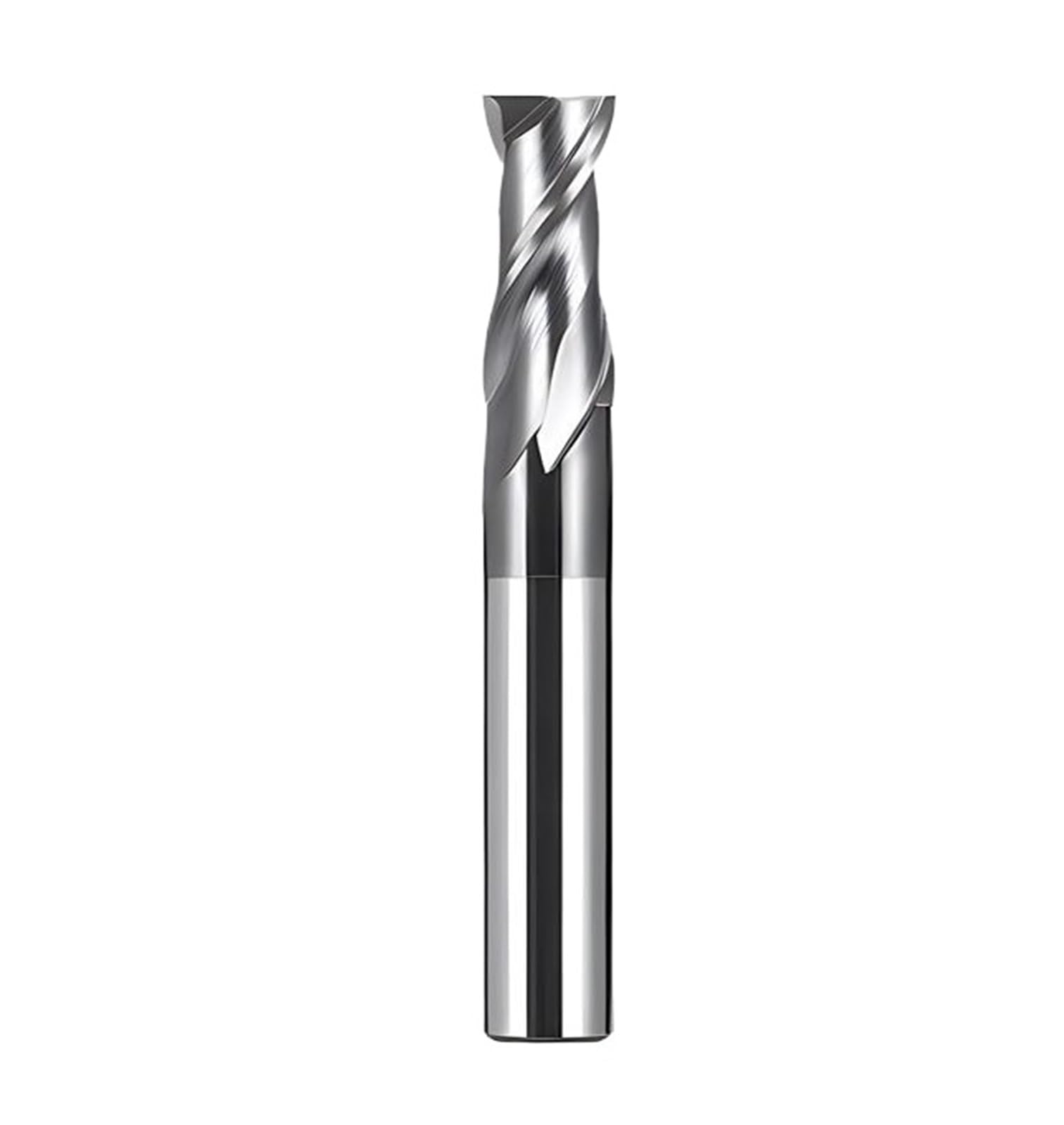 1 unidad HRC50/55,0-20,0mm fresas de extremo plano carburo 2 flautas for máquina CNC herramientas fresado acero tungsteno(HRC50,12x30Cx12Dx75L)