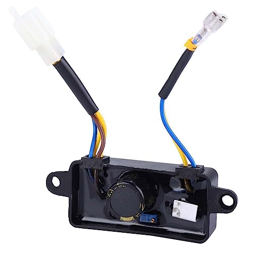 TICFOX Regulador Grupo Electrogene, Regulador de Voltaje del Generador Monofásico, 250V 220UF Regulador automático de voltaje para generador AVR universal para generadores de 1-3 kW