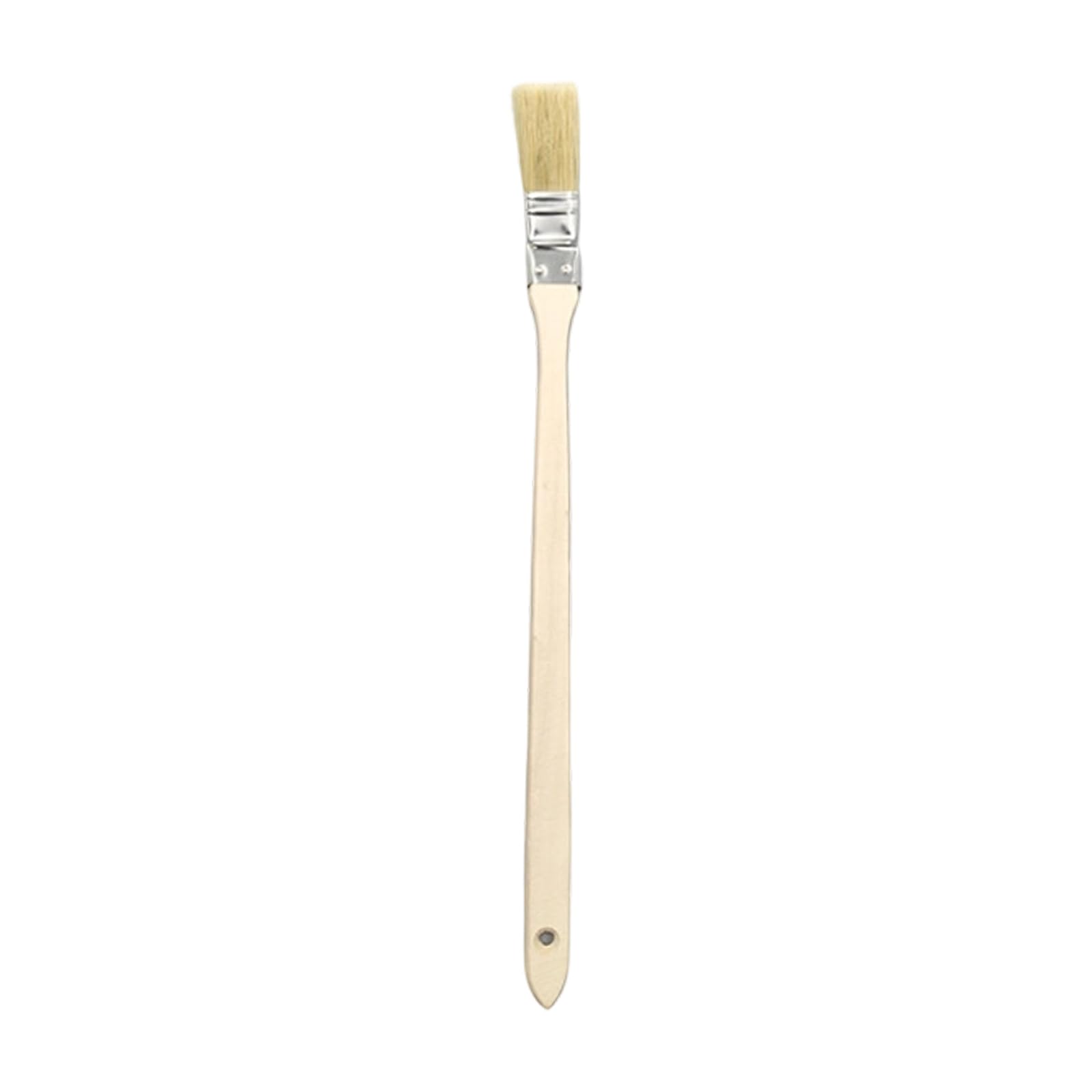 Curved Head Scrub Brush Extended Reach Cleaning Brush Clean Tool with Comfortable Wooden Grip for Deeply Cleaning Curved Head