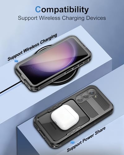 Funda impermeable Samsung S23+ con MagSafe para protección submarina 7
