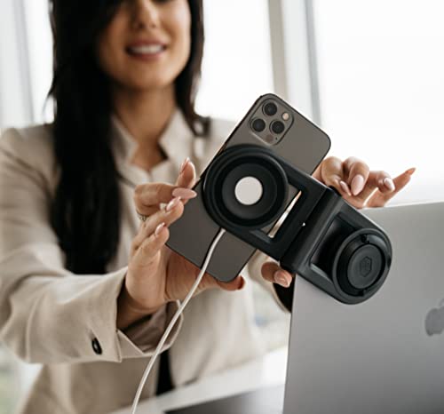 STM MagArm – MagSafe Accessory - Mount iPhone on Laptop or Monitor – Adjust iPhone to Optimal Viewing Angle – Use with or Without The Apple MagSafeCharger - Grey (stm-935-325Y-01) by STM - Image 8